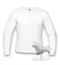 Triko pánské FIT-T Long Sleeve 160bílé